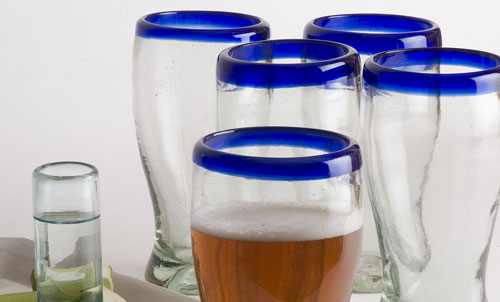 Mexican Cantina beer glasses