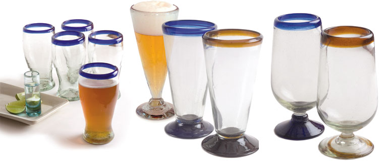 Mexican beer glasses from Orion