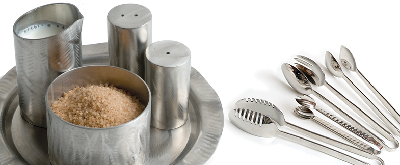 Restaurant grade stainless steel tableware